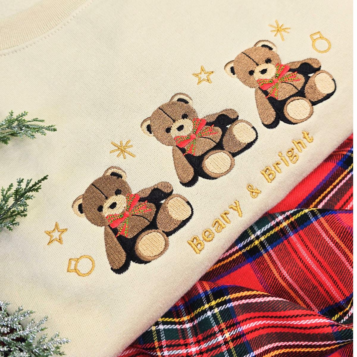 Beary and Bright Christmas Sweatshirt