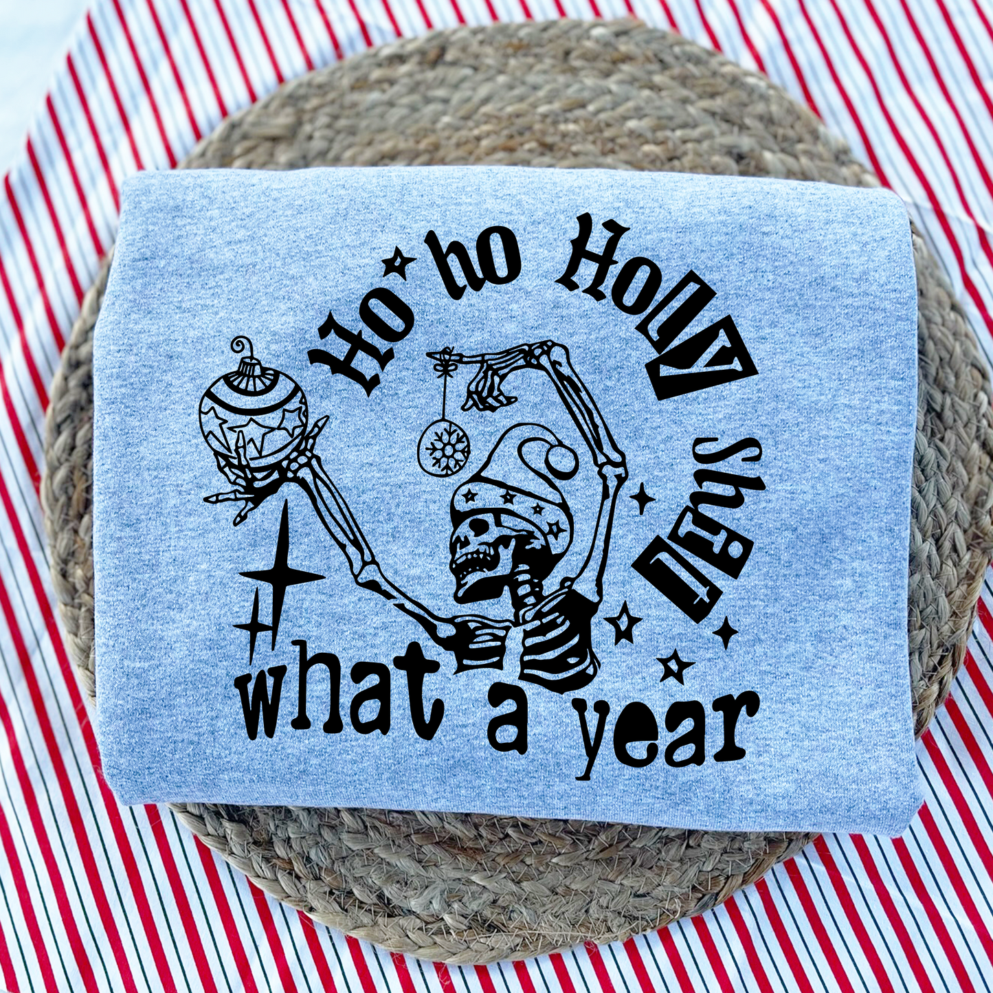 Sweatshirt Ho Ho Ho What a year Christmas