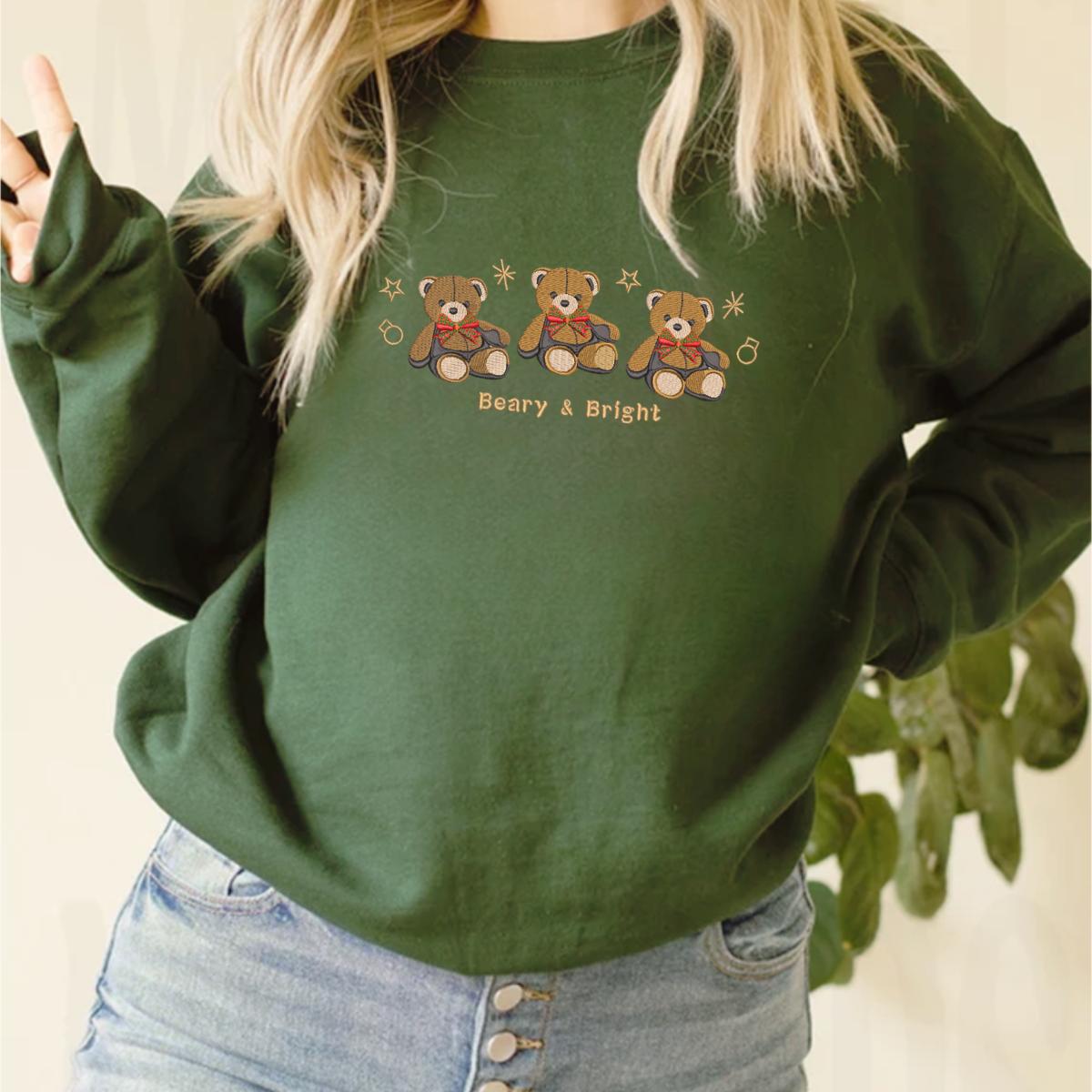 Beary and Bright Christmas Sweatshirt
