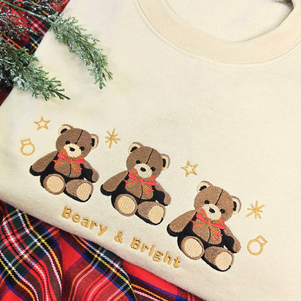 Beary and Bright Christmas Sweatshirt