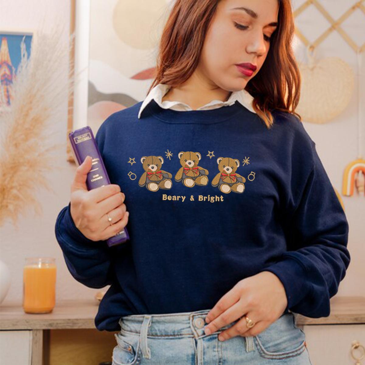 Beary and Bright Christmas Sweatshirt