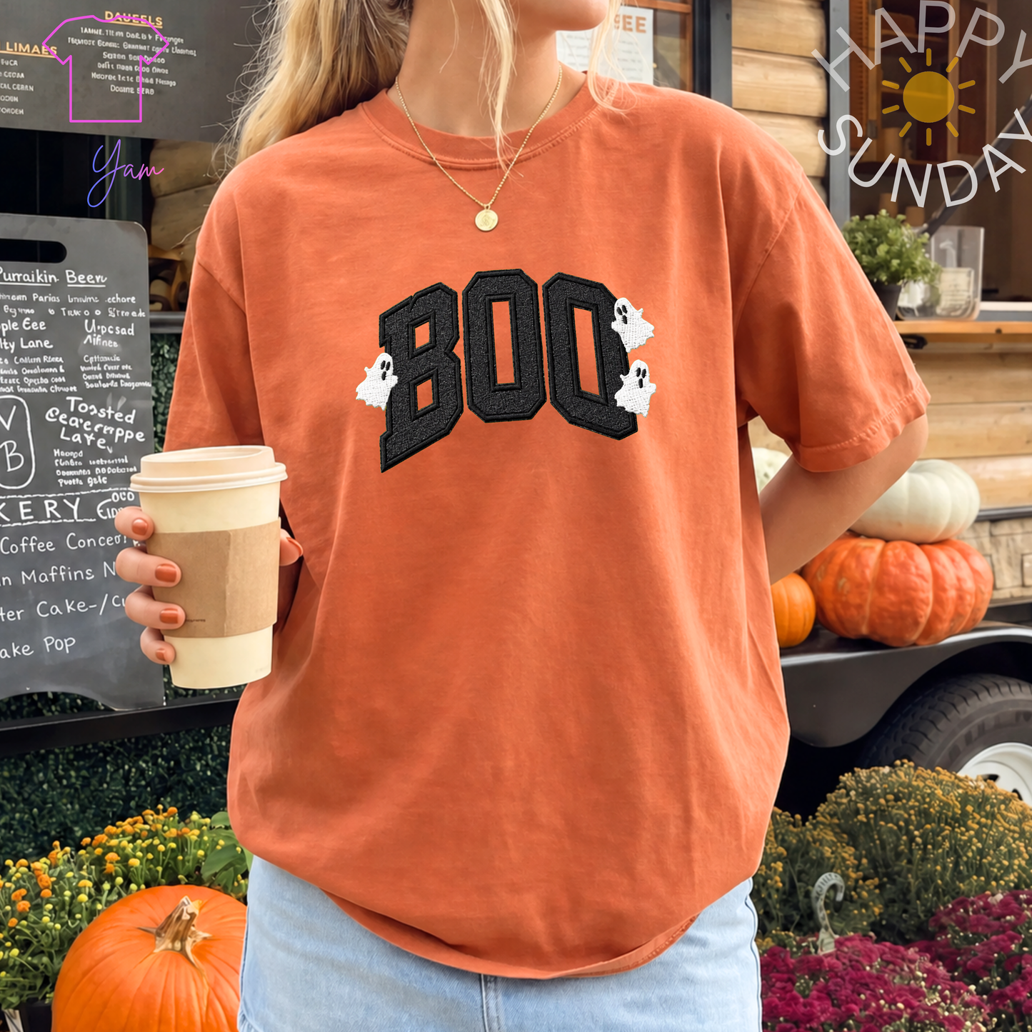 Boo Applique