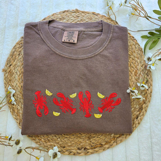 Lobsters Embroidered Shirt
