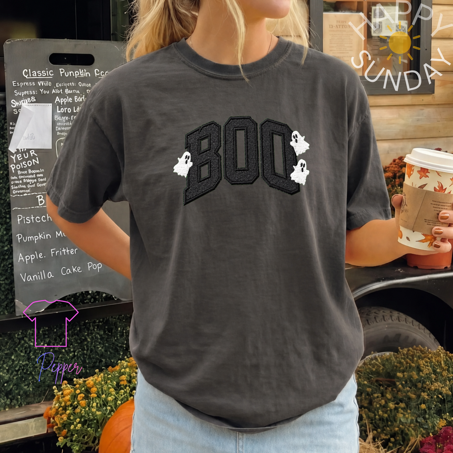Boo Applique