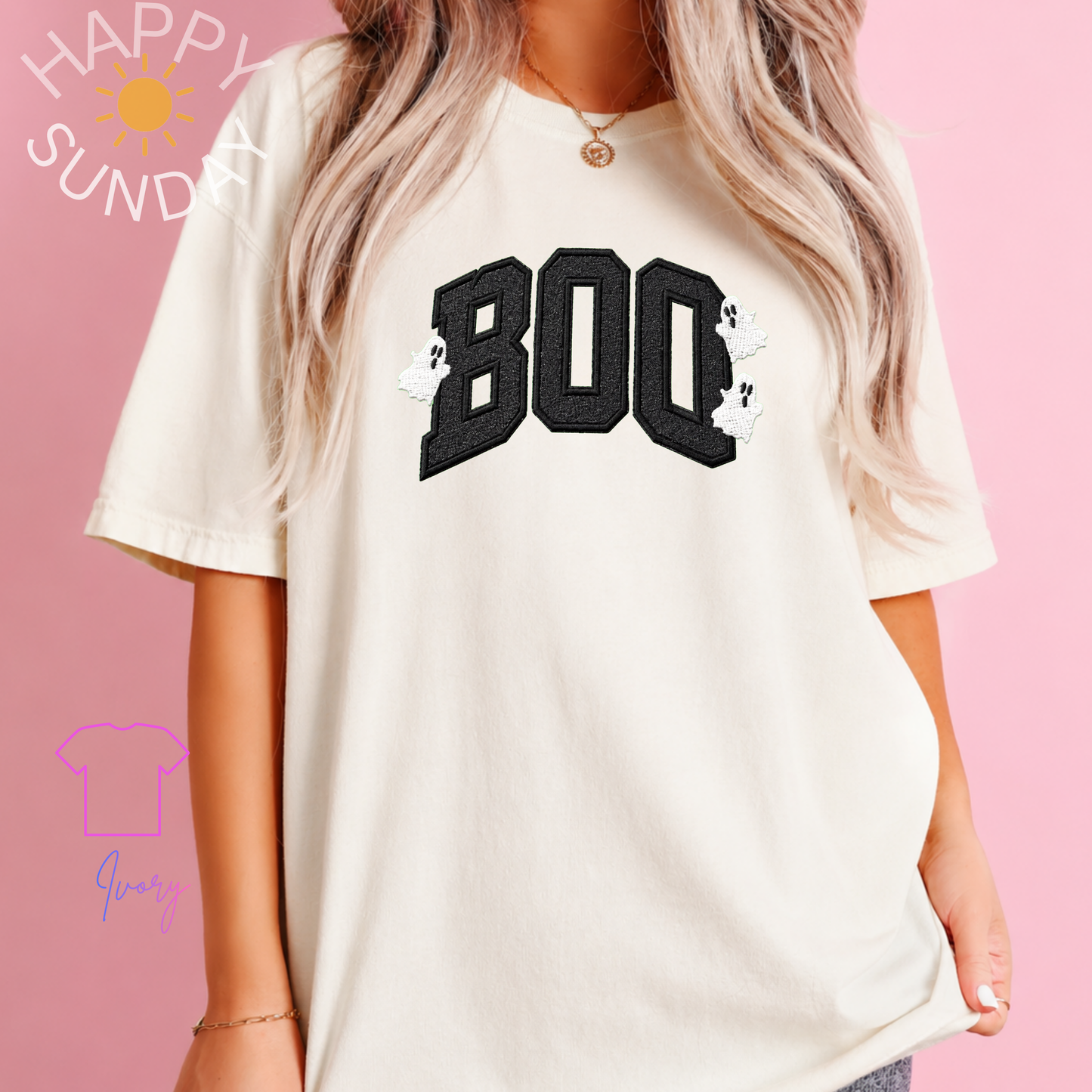 Boo Applique