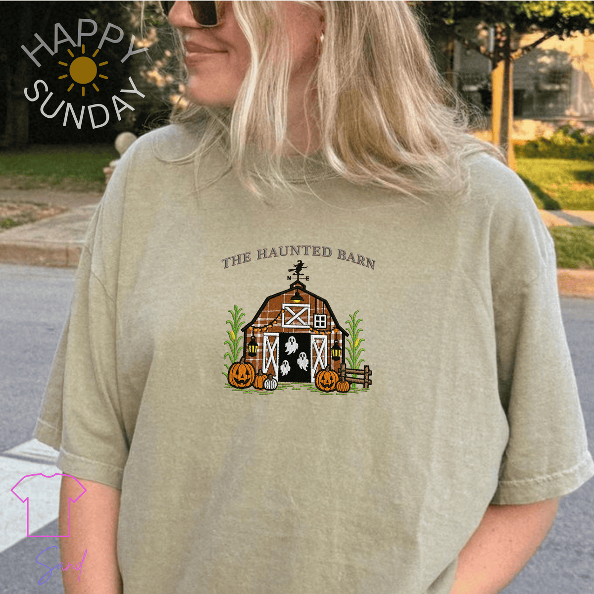 The Haunted Barn Applique