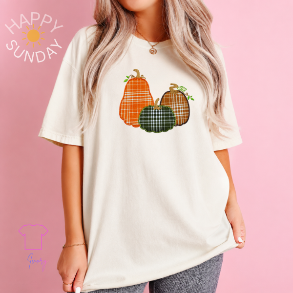 Pumpkin Trio applique