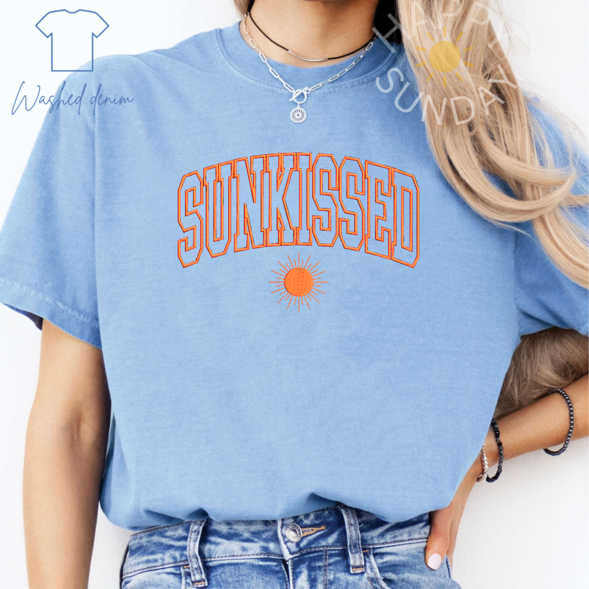 Sunkissed Embroidered T Shirt