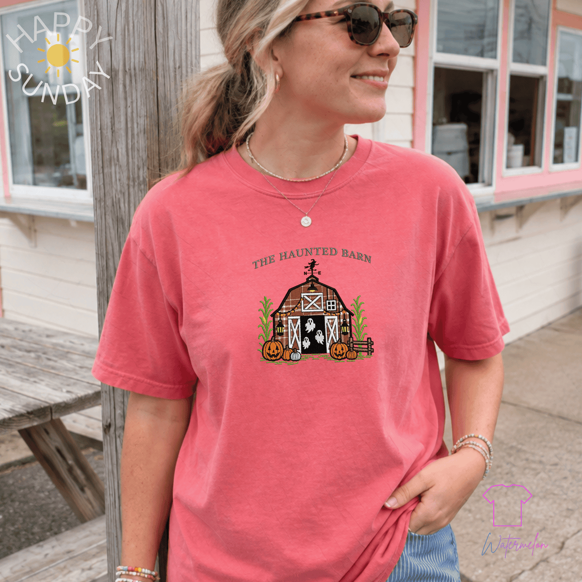 The Haunted Barn Applique