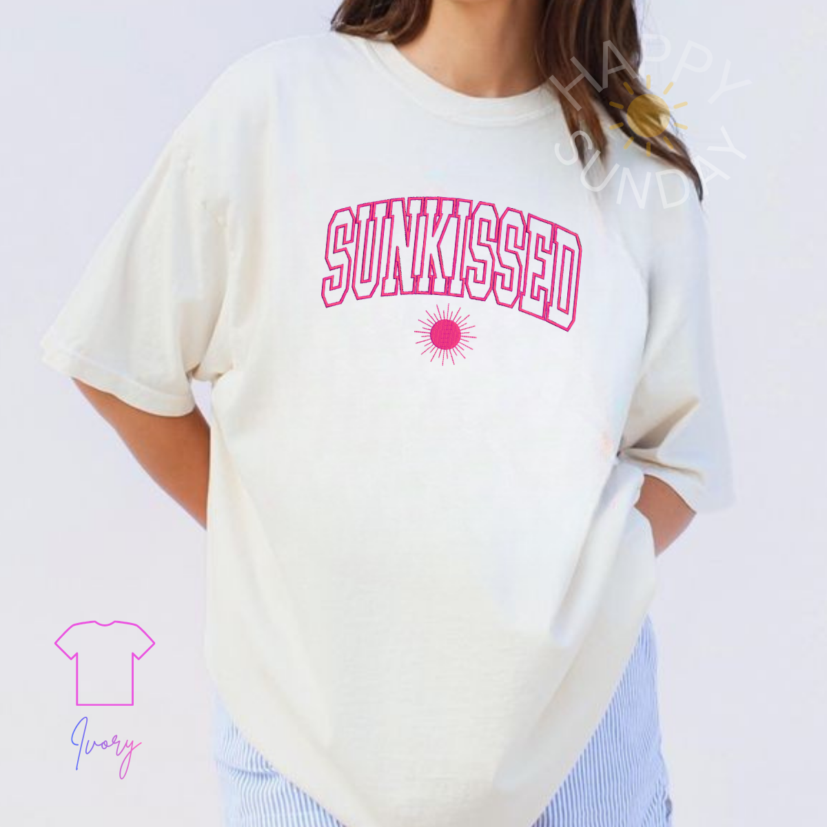 Sunkissed Embroidered T Shirt